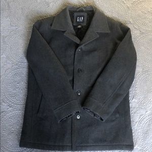 EUC Gap Quilted-Lining Wool Coat